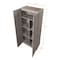 Manhattan Comfort Hopkins Storage Closet 2.0 in Grey - Set of 2 2-2GLF-GY - alternate 5